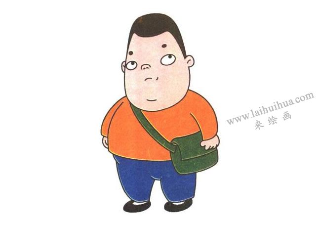小胖兒童卡通畫