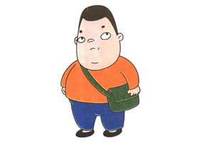 小胖兒童卡通畫