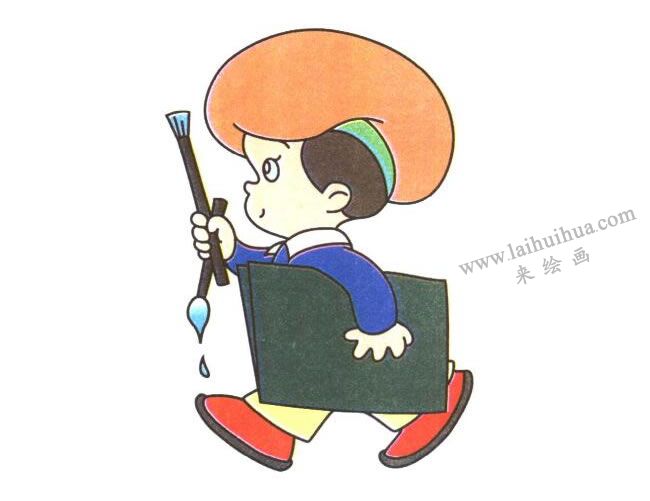 小畫家兒童卡通畫