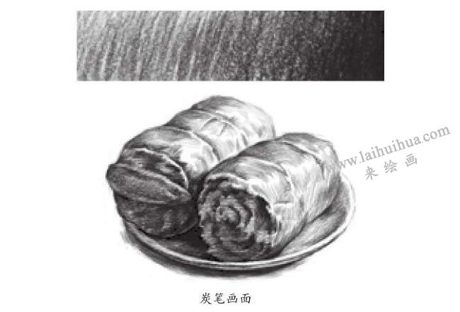 炭筆畫面