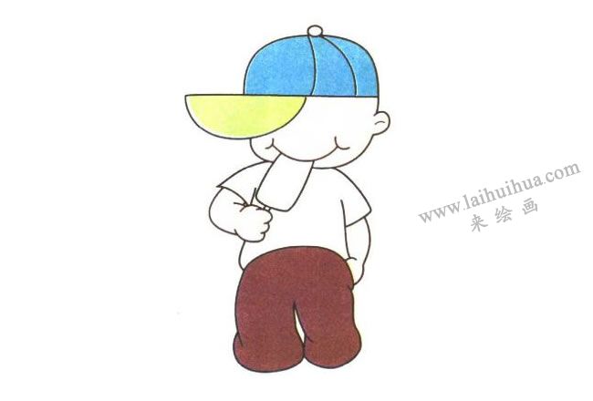小弟弟的上身和褲子