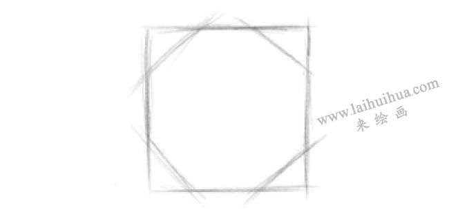 足球的素描畫法步驟02