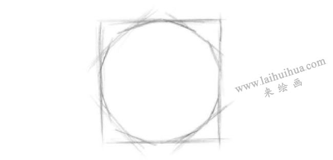 足球的素描畫法步驟03
