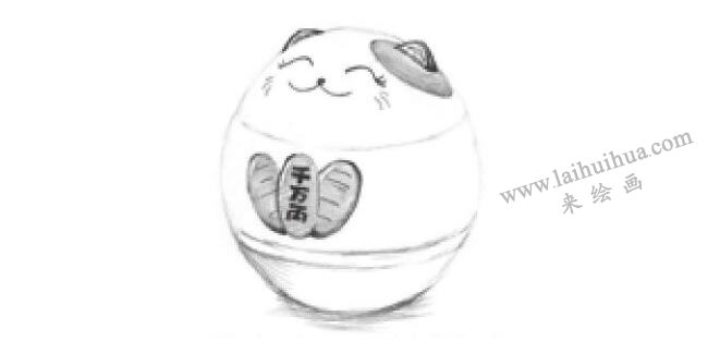 儲蓄罐素描畫法步驟05