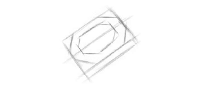 扣子素描畫(huà)法步驟02