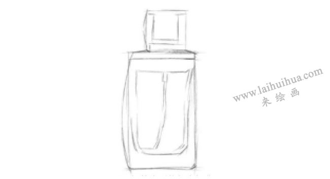 香水瓶素描畫(huà)法步驟02