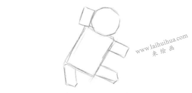 小木偶素描畫法步驟02