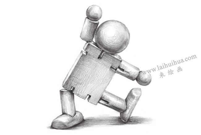 小木偶素描畫法