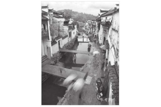 婺源水渠風(fēng)景速寫畫法步驟