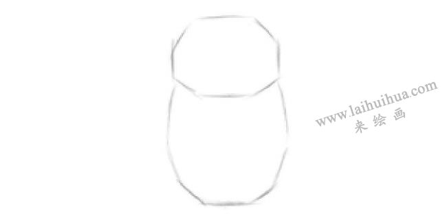 玻璃調(diào)味瓶素描畫法步驟01