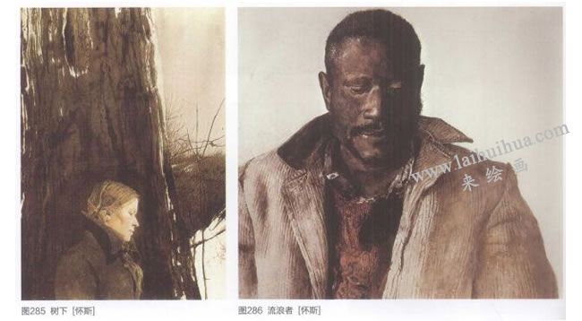 水彩畫家懷斯的作品