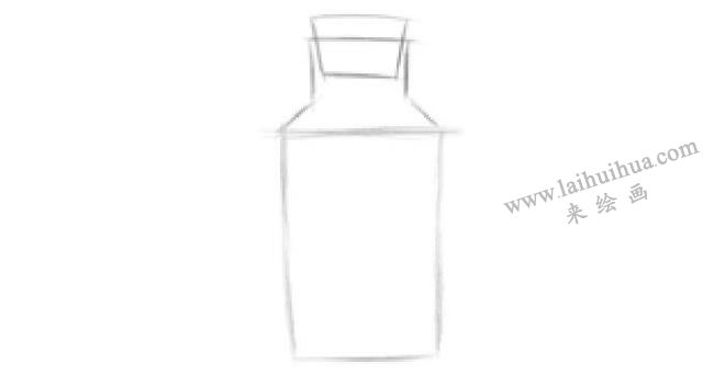 許愿瓶素描畫法步驟01