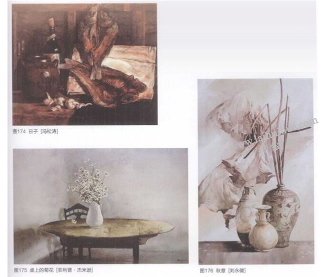 水彩靜物畫寫生型的創(chuàng)作方法