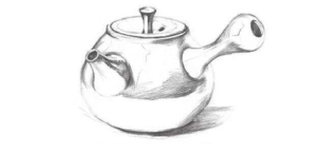 茶壺素描畫法步驟04