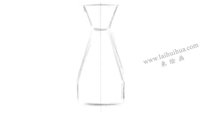 醬油瓶素描畫法步驟01