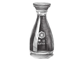 醬油瓶素描畫法步驟