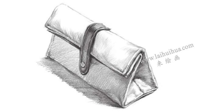 筆袋素描畫(huà)法步驟07