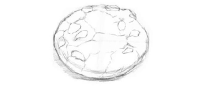 餅干素描畫法步驟03