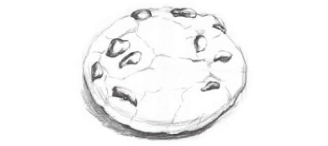 餅干素描畫法步驟04