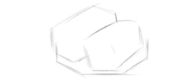 面包的素描畫法步驟01