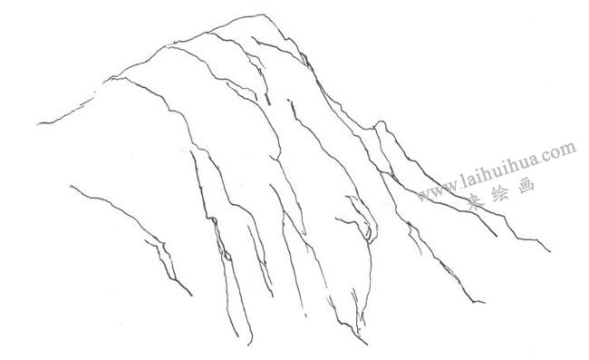 《通山九宮山》鋼筆風(fēng)景速寫作畫步驟01