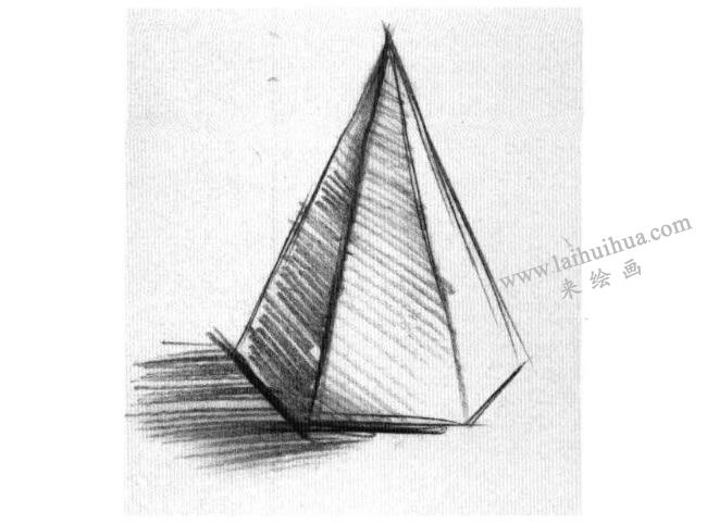 方椎體素描作畫步驟03
