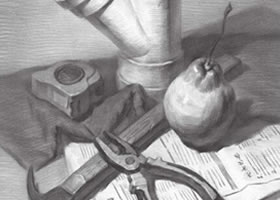 工具的素描畫法步驟