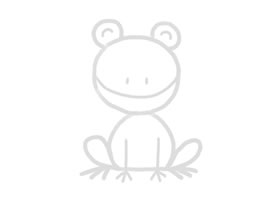 青蛙幼兒簡筆畫