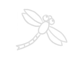 蜻蜓幼兒簡筆畫