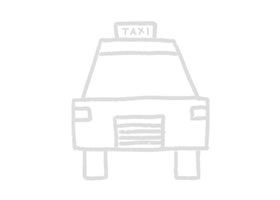 出租車幼兒簡筆畫