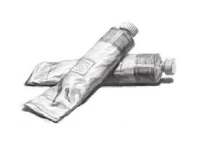 鋁管顏料素描畫法步驟