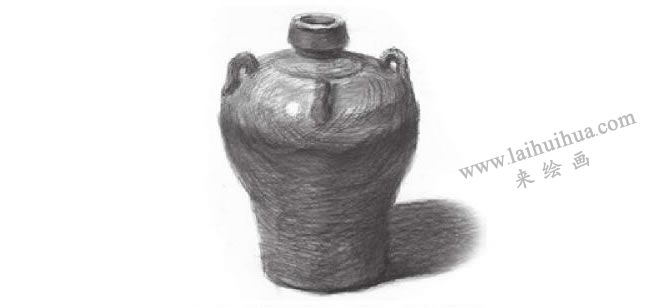 小酒壇素描畫(huà)法步驟03