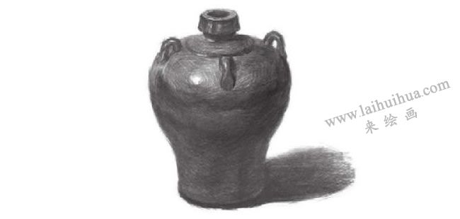 小酒壇素描畫(huà)法