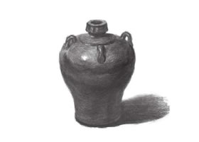小酒壇素描畫法