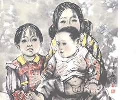 童真寫意人物畫