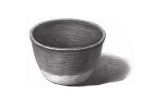 土陶缽素描畫法