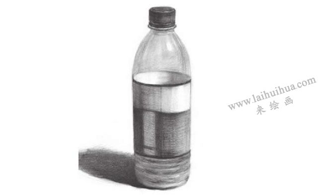 礦泉水瓶素描畫