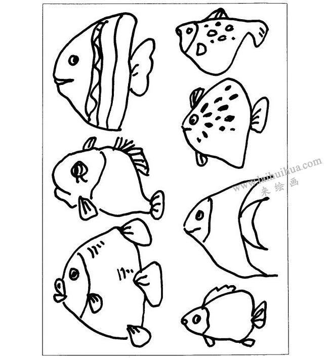 魚的兒童畫