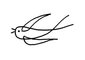 燕子兒童畫法（二）