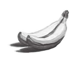 香蕉素描畫法（二）
