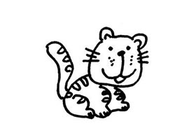 老虎兒童畫法（二）