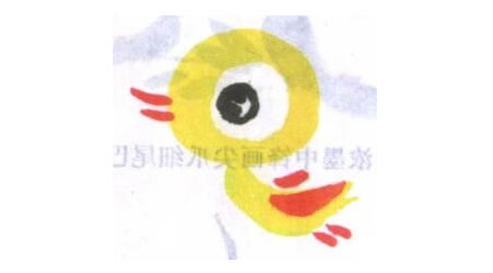 小鴨兒童水墨畫法步驟03