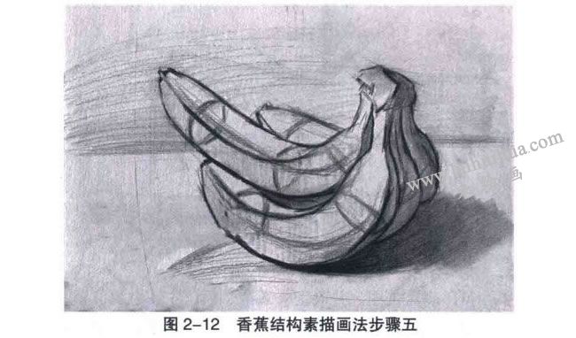 單個(gè)靜物的結(jié)構(gòu)素描畫(huà)法步驟