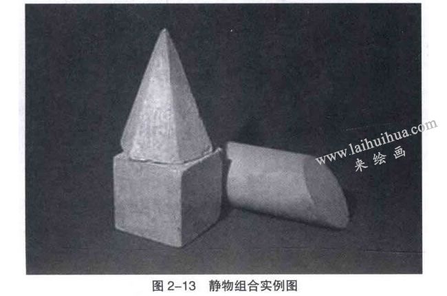 組合靜物的結(jié)構(gòu)素描畫