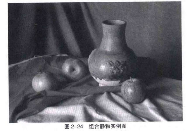 靜物的明暗素描畫法