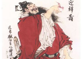 《鐘進(jìn)士》水墨畫步驟