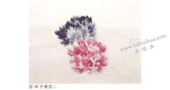 《牡丹》水墨畫法步驟02