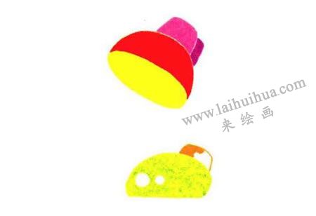 臺燈兒童畫創(chuàng)作步驟03