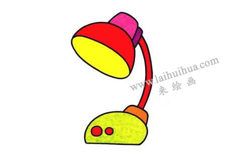 臺燈兒童畫創(chuàng)作步驟05