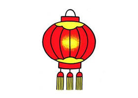 燈籠兒童畫法